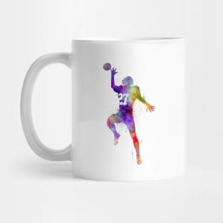 American football in watercolor Mug